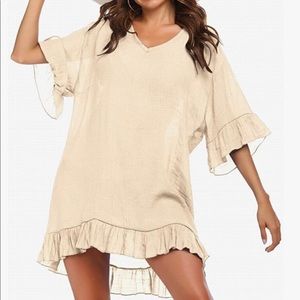 Swim Cover Up- Beige